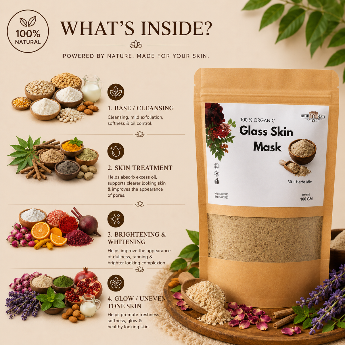 Herbal Glass Skin Face Mask