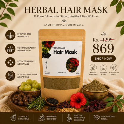 Organic Hair Mask (Pack 3)