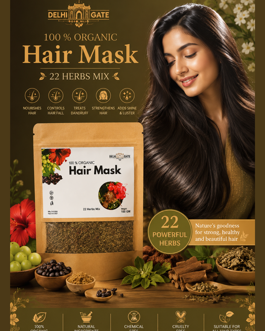 100% Organic Hair Mask