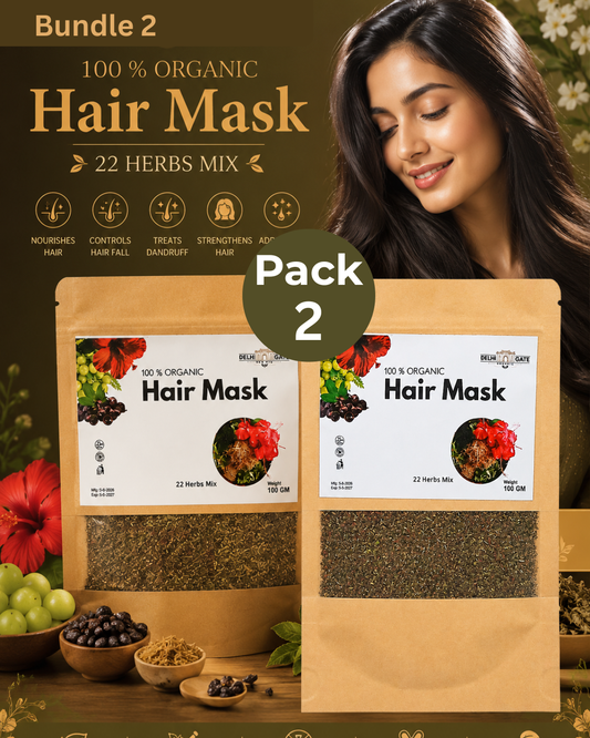 100% Organic Hair Mask (Pack 2)